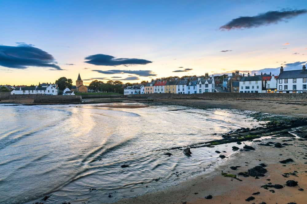 Sunset over Anstruther