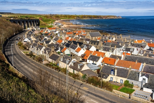 Overlooking the Coastal Town of Buckie