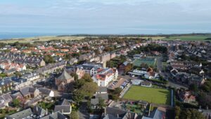 Town of Gullane from the Sky