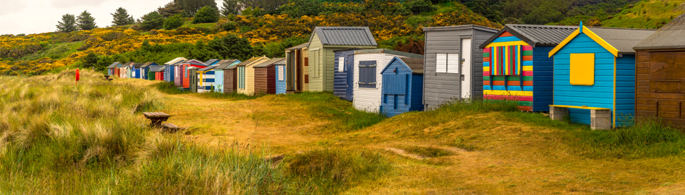 Beach Huts at Hopeman