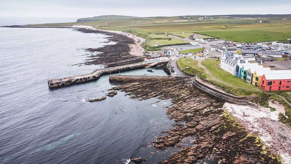 Ariel image of John o'Groats