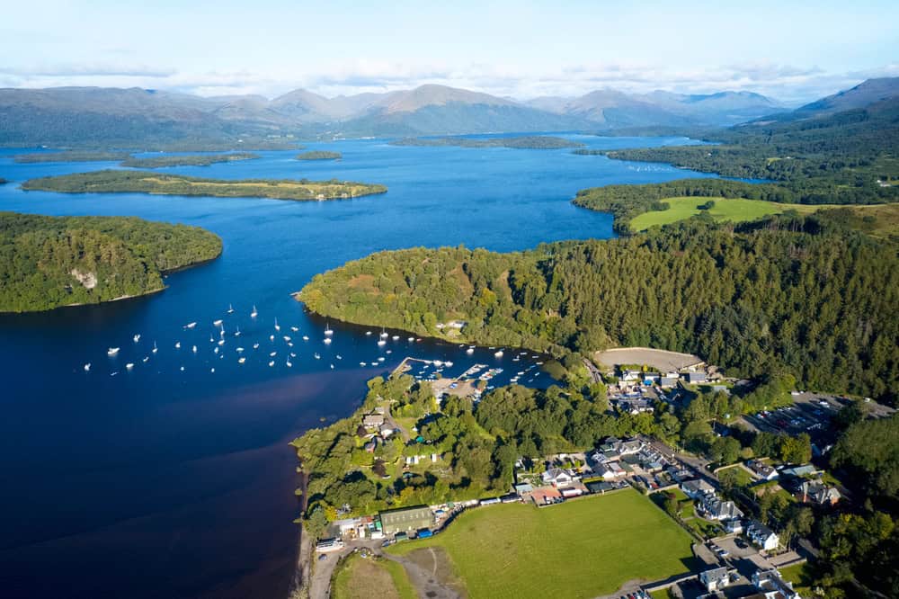 View of Balmaha, Loch Lomond and the Trossachs