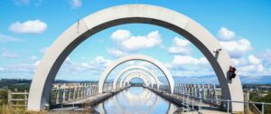 Entrance from the top of the Falkirk Wheel