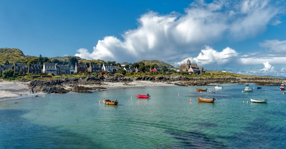 Iona with the Abbey in the Background