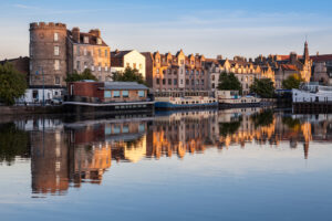 Sunset in Leith