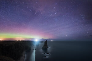 Norhtern,Lights,Over,Duncansby,Head,John,O,Groats,Scotland