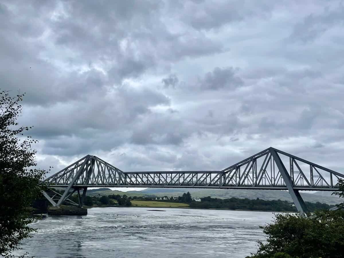 Connel Bridge over the Falls of Lora near Oban, Scotland”